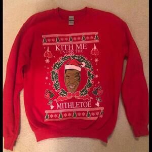 Mike Tyson Christmas Sweatshirt Womans S